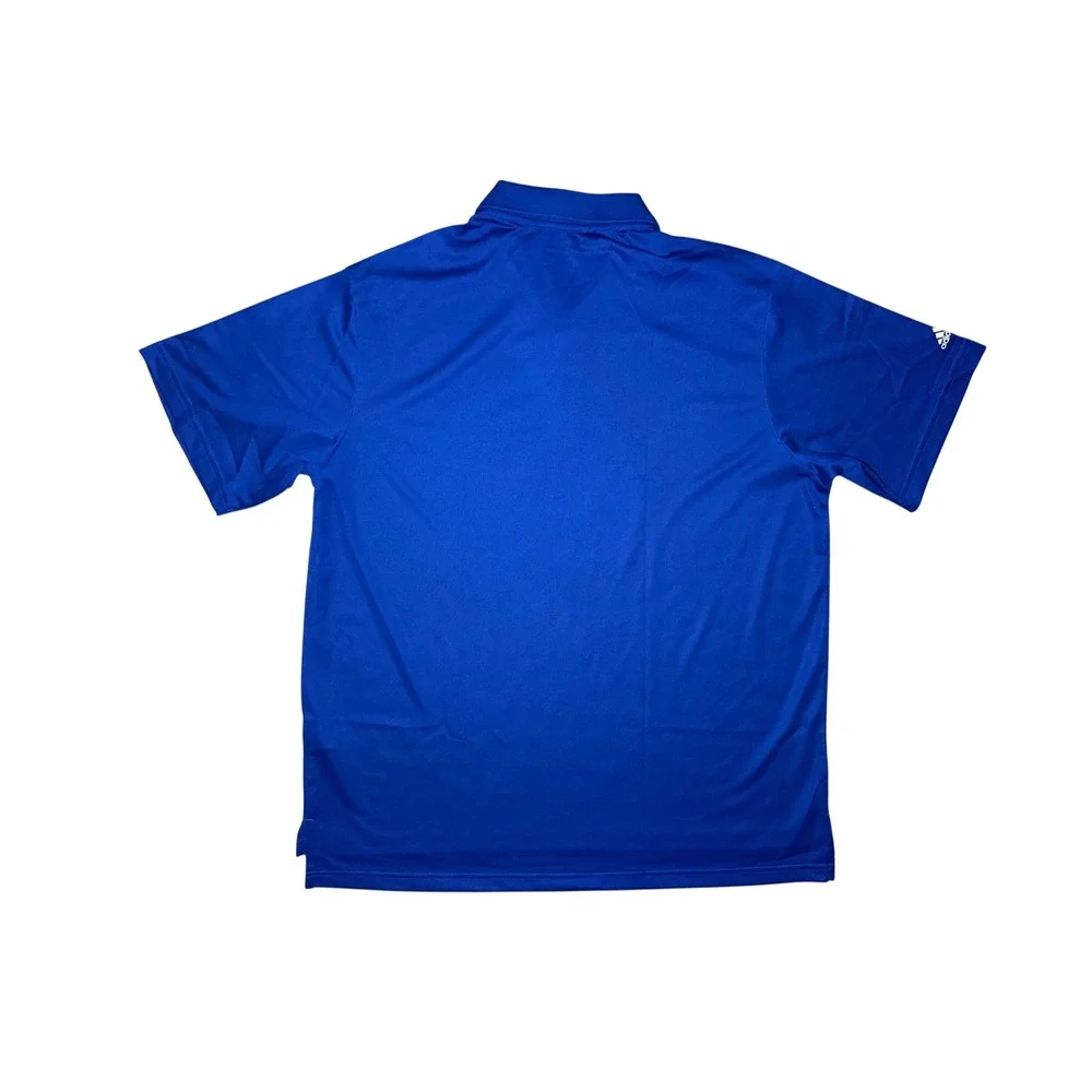 Adidas Climalite Golf Polo Shirts Mens 2XL Black Blue Short Sleeve NWT